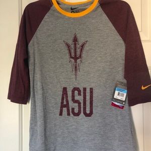 ASU Nike Slim fit cotton T-shirt Size M